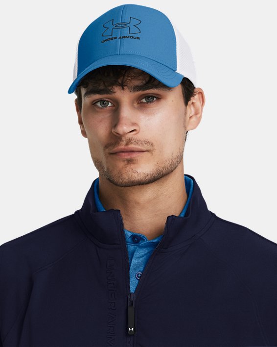 Men's UA Iso-Chill Driver Mesh Cap in Blue image number 2